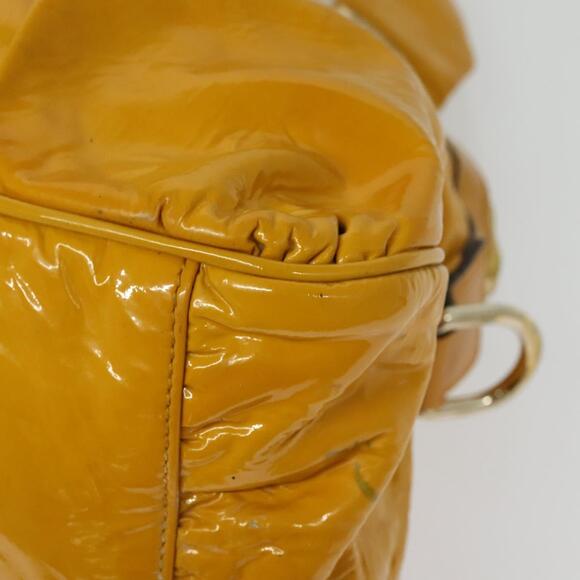 GUCCI Tote Bag Enamel Yellow Gold - Picture 13 of 16